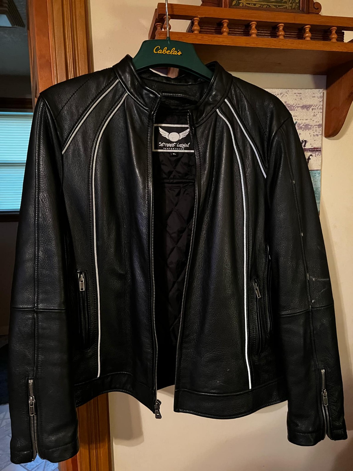 Street legal womens leather jacket