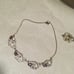 ESTATE DE CURTIS 18” NECKLACE VAN DELL ROUND BROOCH FLOWER PIN