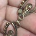 ESTATE DE CURTIS 18” NECKLACE VAN DELL ROUND BROOCH FLOWER PIN