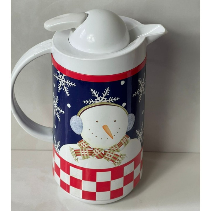 Oggi Coffee Carafe Insulate Coffee Pot Snowman Pitcher