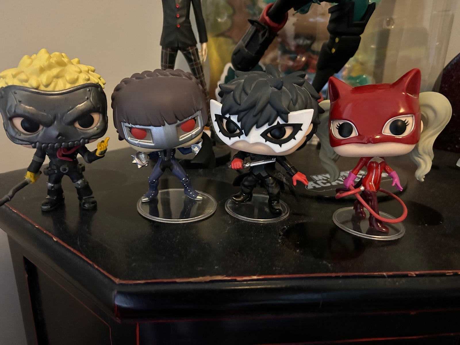 Persona 5 funko pops boxless Panther Joker Skull Queen Persona 5 funko pops boxless Panther Joker Skull Queen