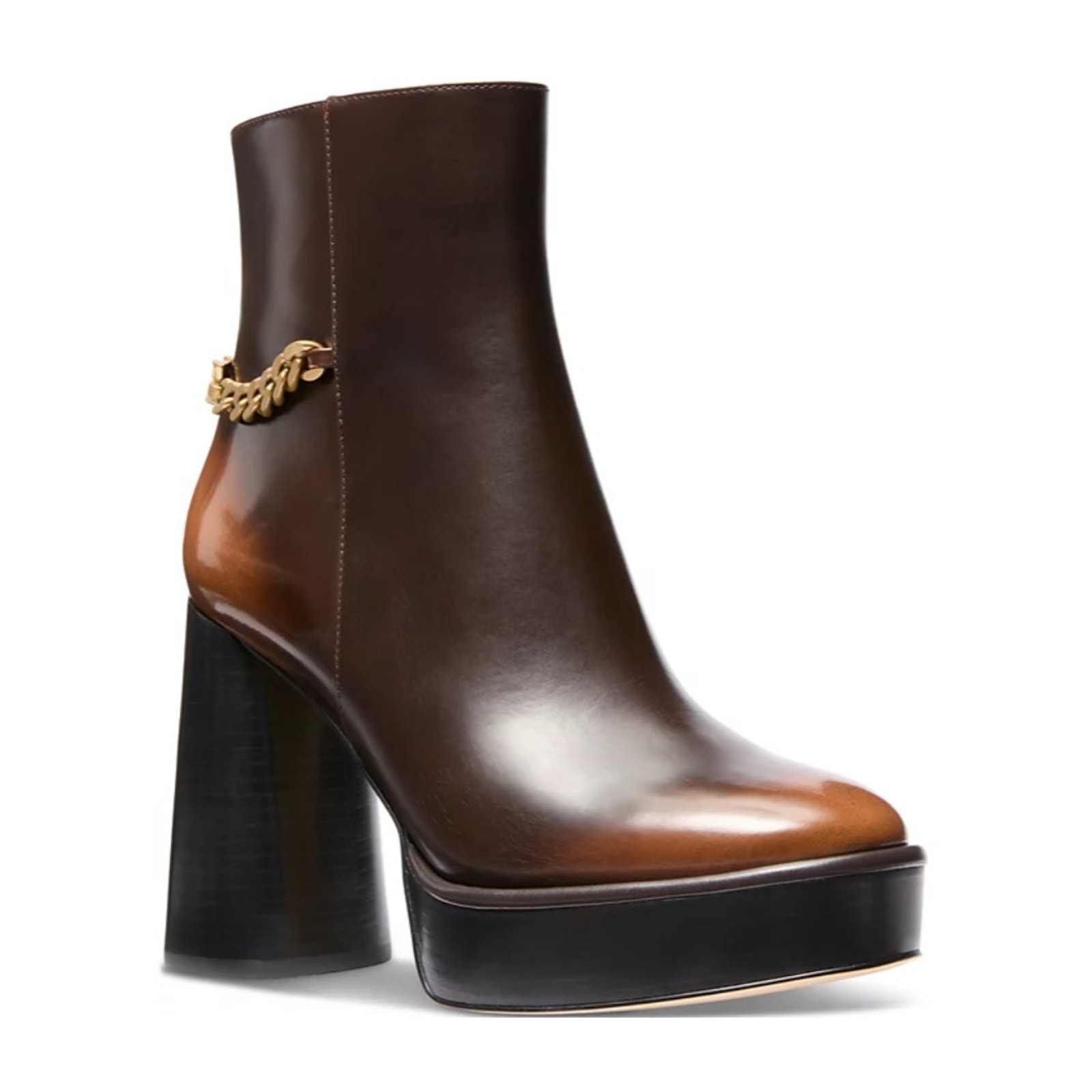 Michael Michael Kors Women's Carlisle Chain-Detail High Heel Platform Booties