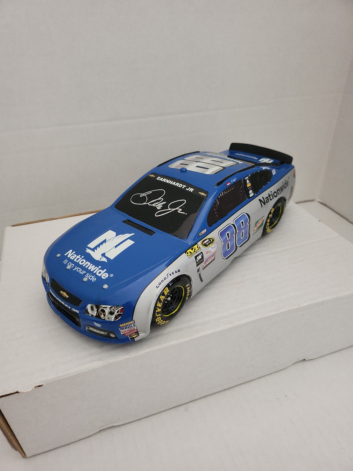 Rare Sculpted Porcelain 1:18 Scale NASCAR Dale Jr Nationwide #88 Chevy SS Car