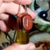 Isa Rune Red Jasper Honey Spell Jar Necklace