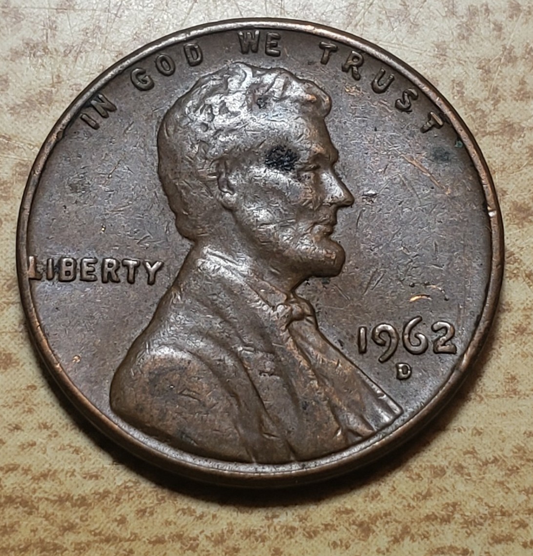 1962 D LINCOLN PENNY w/ ERRORS