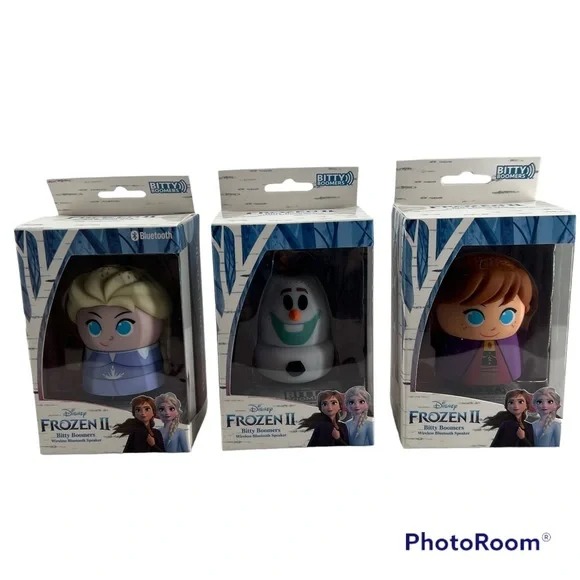 Disney Frozen II Bundle of 3 Bitty Boomers Speakers NWT