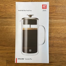 NIB ZWILLING Double wall glass French press coffee maker