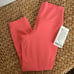 108 Lululemon Align HR Crop 23” Size 8 Raspberry Cream RPCR NWT