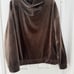 Alo Velour Baller Sold Out Hoodie, Chocolate Brown, M