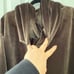 Alo Velour Baller Sold Out Hoodie, Chocolate Brown, M