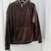Alo Velour Baller Sold Out Hoodie, Chocolate Brown, M