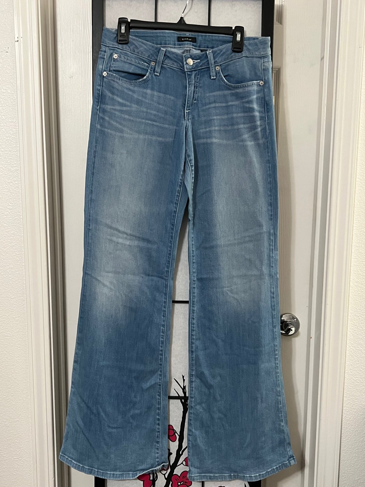 bebe retro wide leg jeans