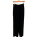 Hanae Mori Paris Haute Couture High Waisted Black Velvet Tuxedo Pants 38
