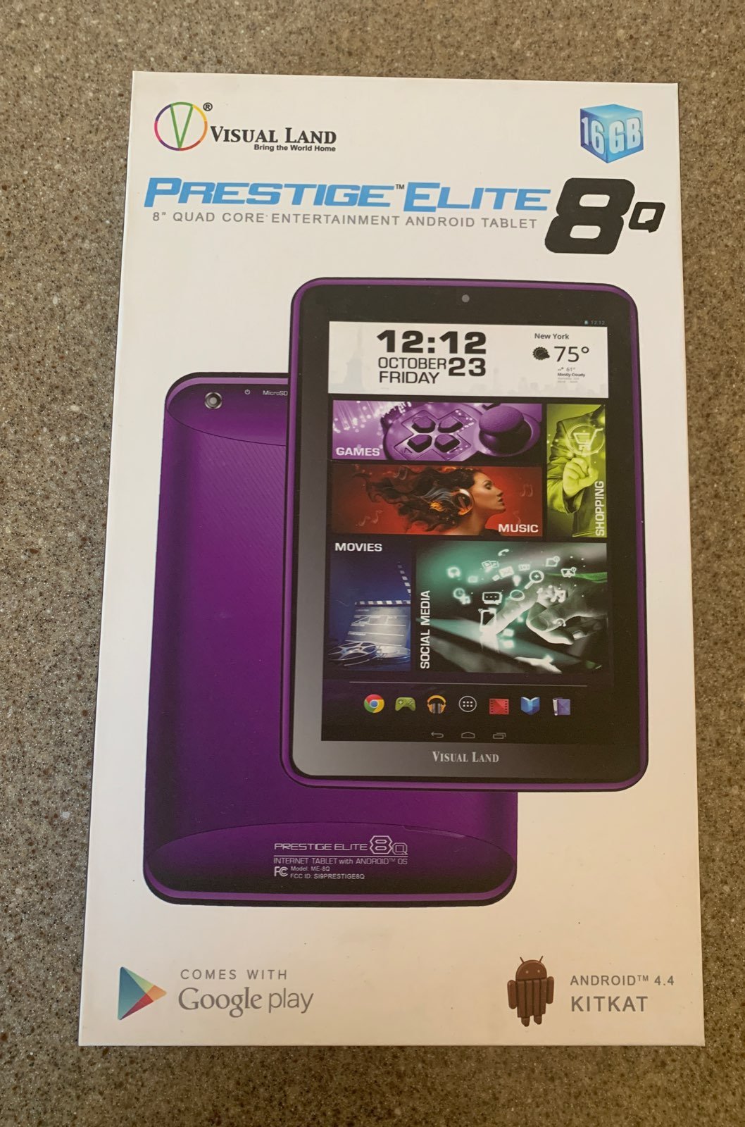 Prestige visual land tablet