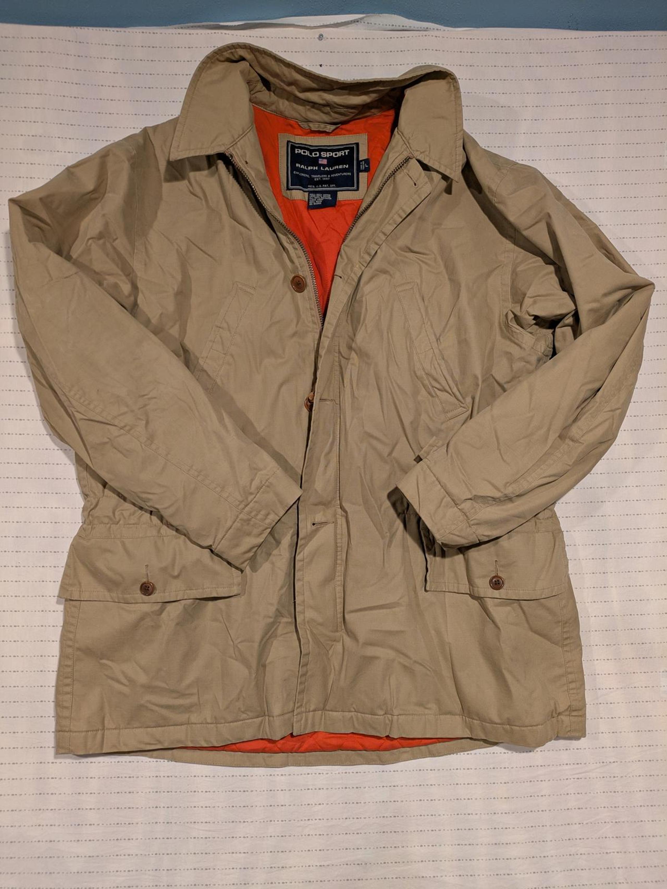 Polo Sport Men's Lightweight Jacket - Versatile Outerwear Large