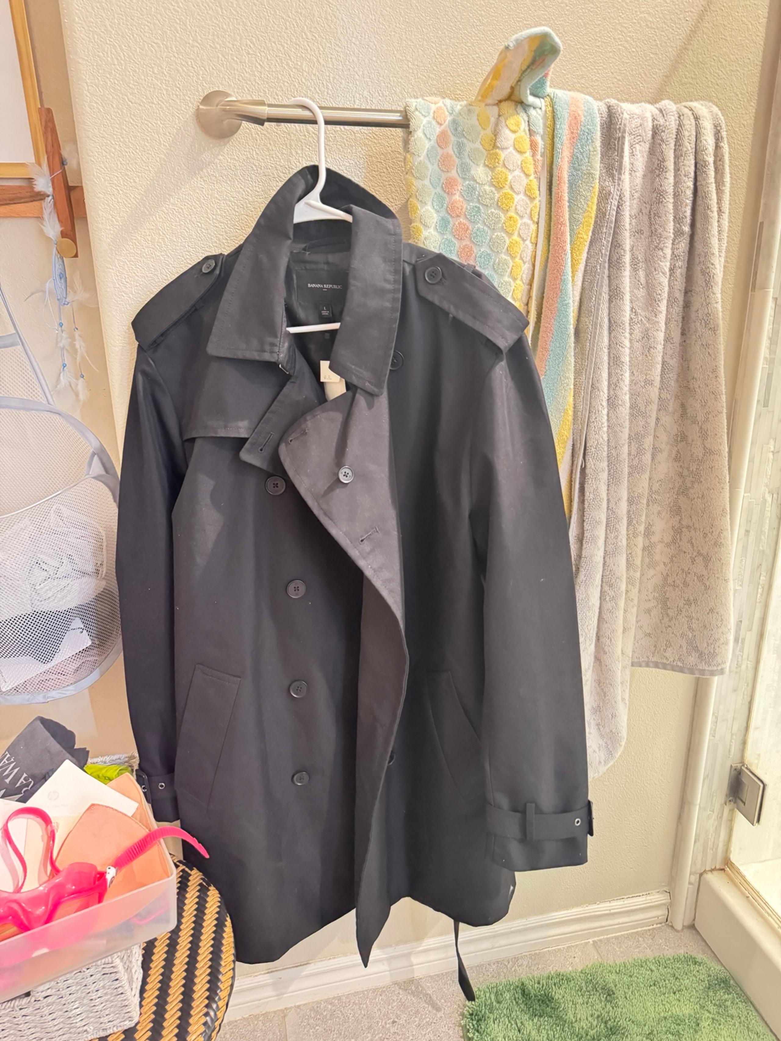 Banana republic trench coat (L)