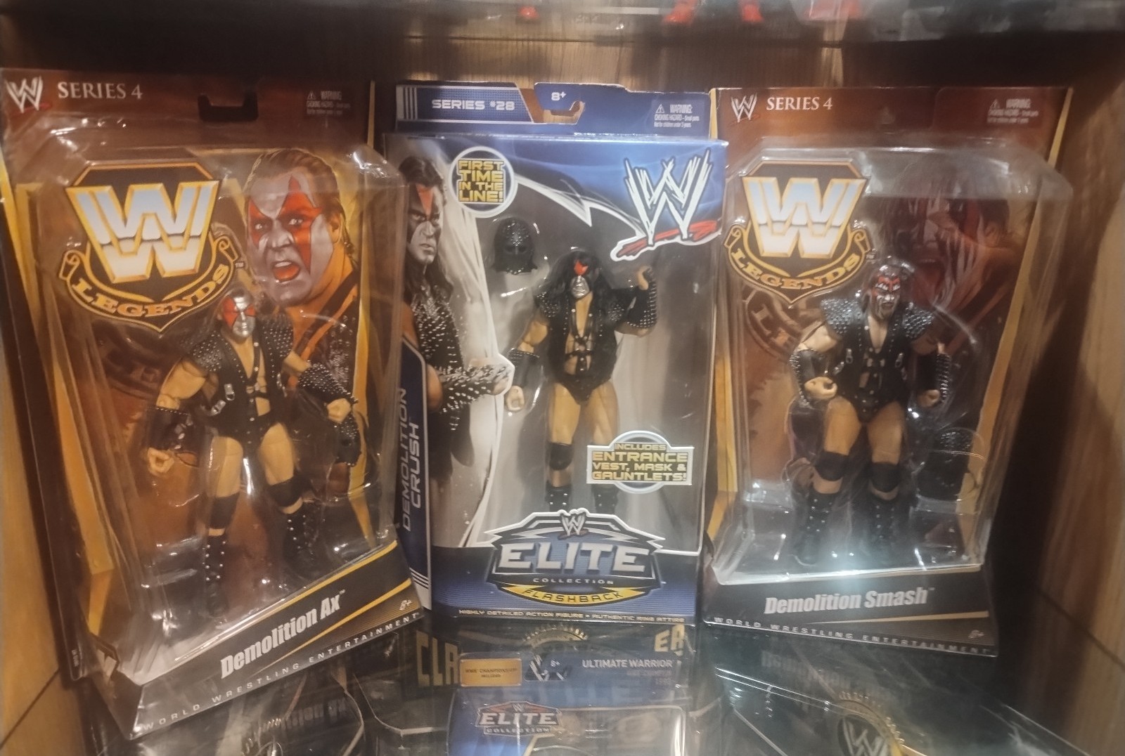 WWE/WWF LEGENDS/Elite Demolition set of 3
