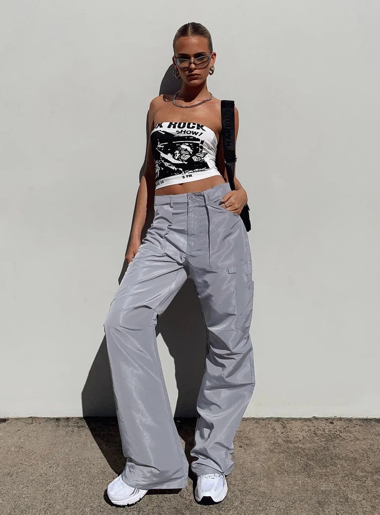 Lioness/Princess Polly - Miami Vice Pant Grey - size 2