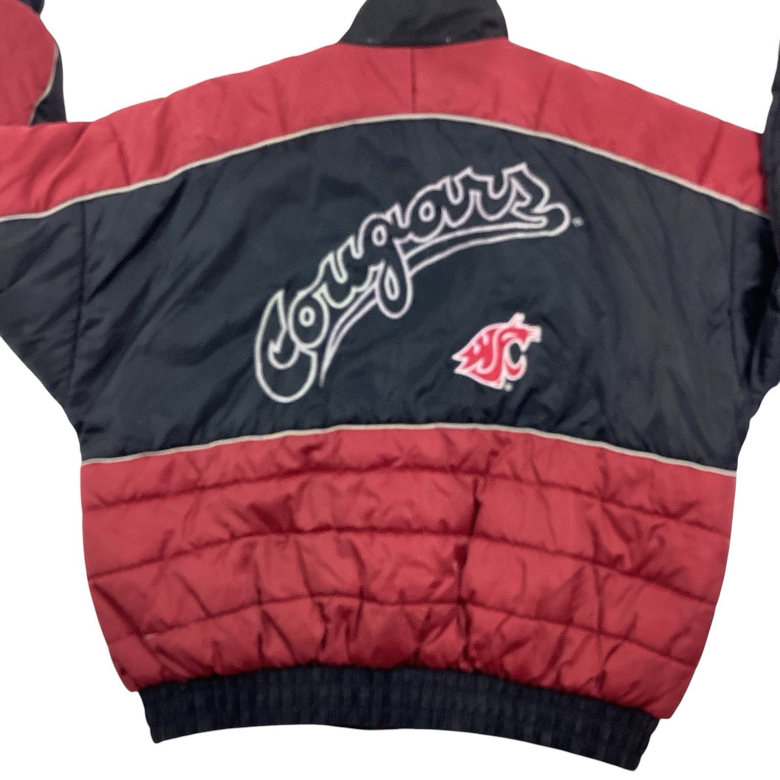 Vintage Washington State Cougars pro player puffer