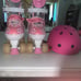 Pink roller skates