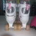 Pink roller skates