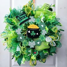 Happy St. Patrick's Day Wreath