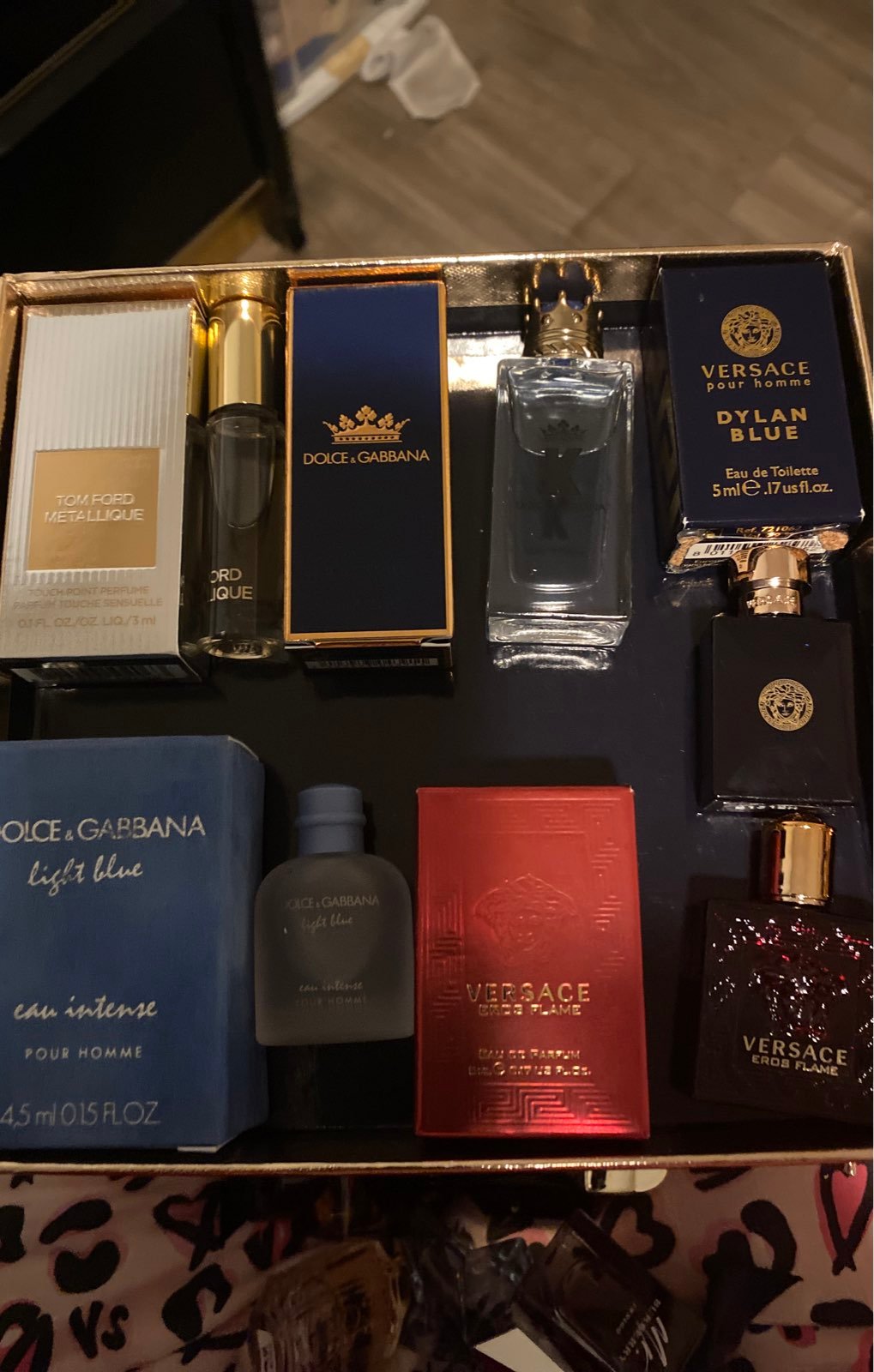 High end mini fragance for men lot