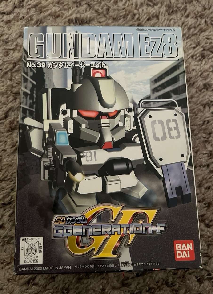 Bandai BB Senshi G-generation F Gundam Ez8 G39