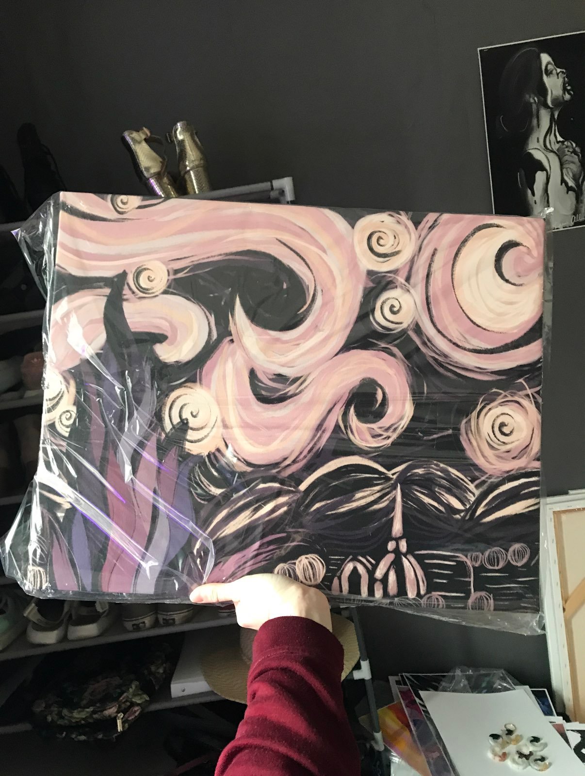 16x20 original starry night rendition made by me!