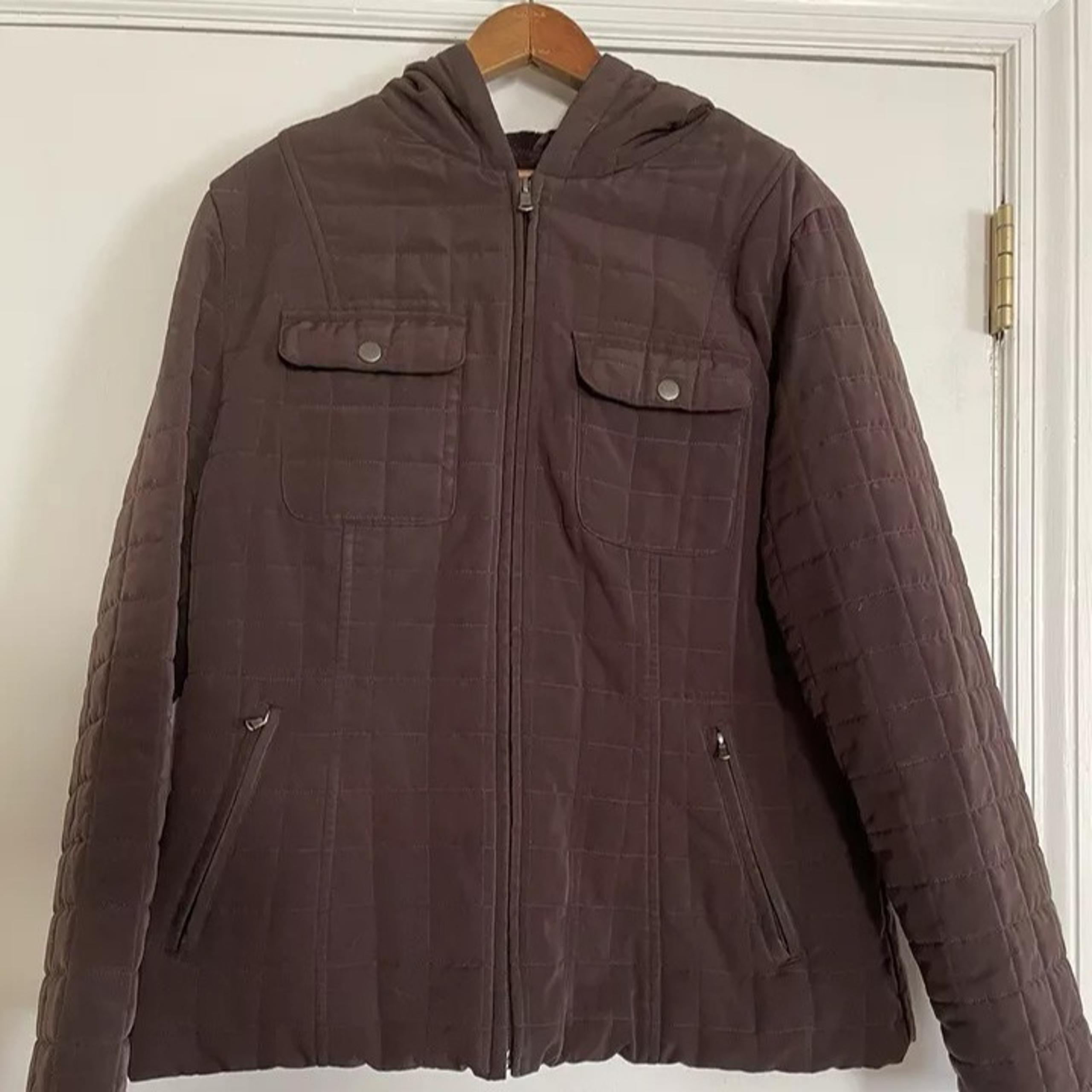 Sonoma Life & Style Quilted Hooded Winter Coat | Jacket Size 2XL