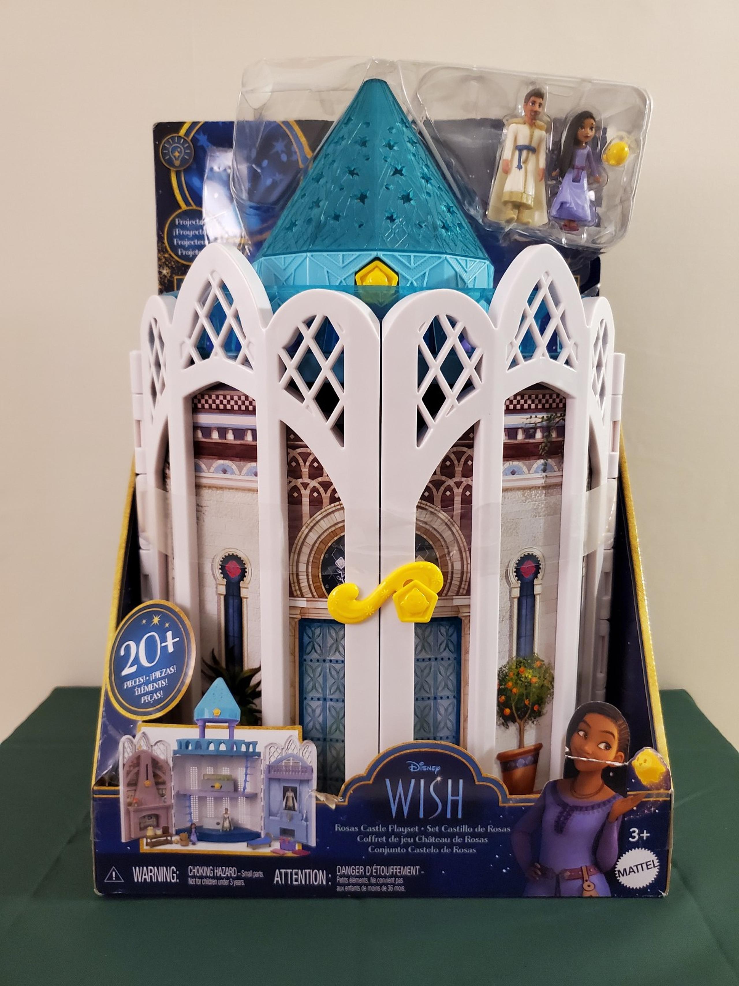 Mattel Disney Wish - Rosas Castle Dollhouse  Playset - 2 Mini Dolls - New!!