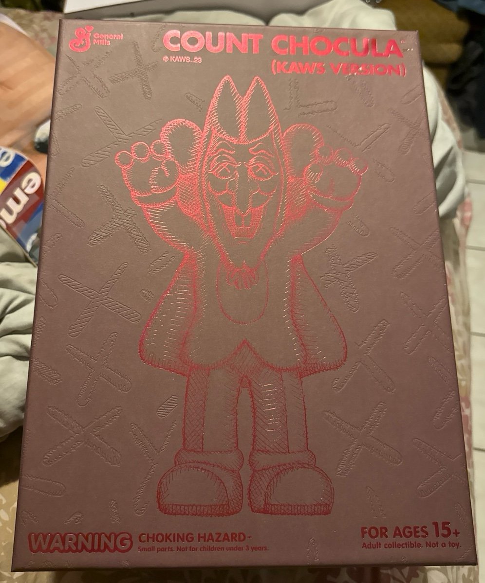 Kaws count chocula Kaws version