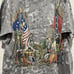 Vintage 90s RARE Civil War Military Tie Dye U.S.A. Shirt Size XL