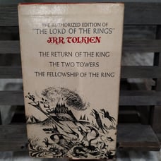 LOTR Lord of the Rings Trilogy by J.R.R. Tolkien, 1965 Ballantine Book Set RARE