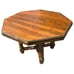 Mid-Century Modern Octagon Shaped Oak Table with Beautiful Round Legs