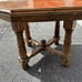 Mid-Century Modern Octagon Shaped Oak Table with Beautiful Round Legs