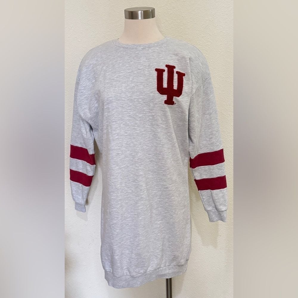 Indiana University Sweatshirt Dress Oversized Pullover medium