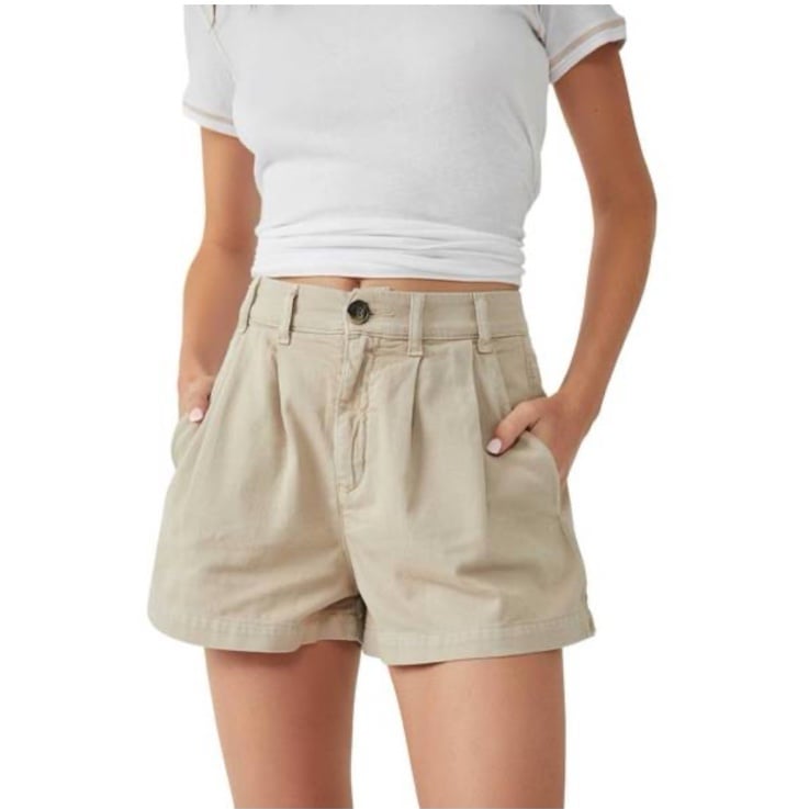 Free people khaki shorts