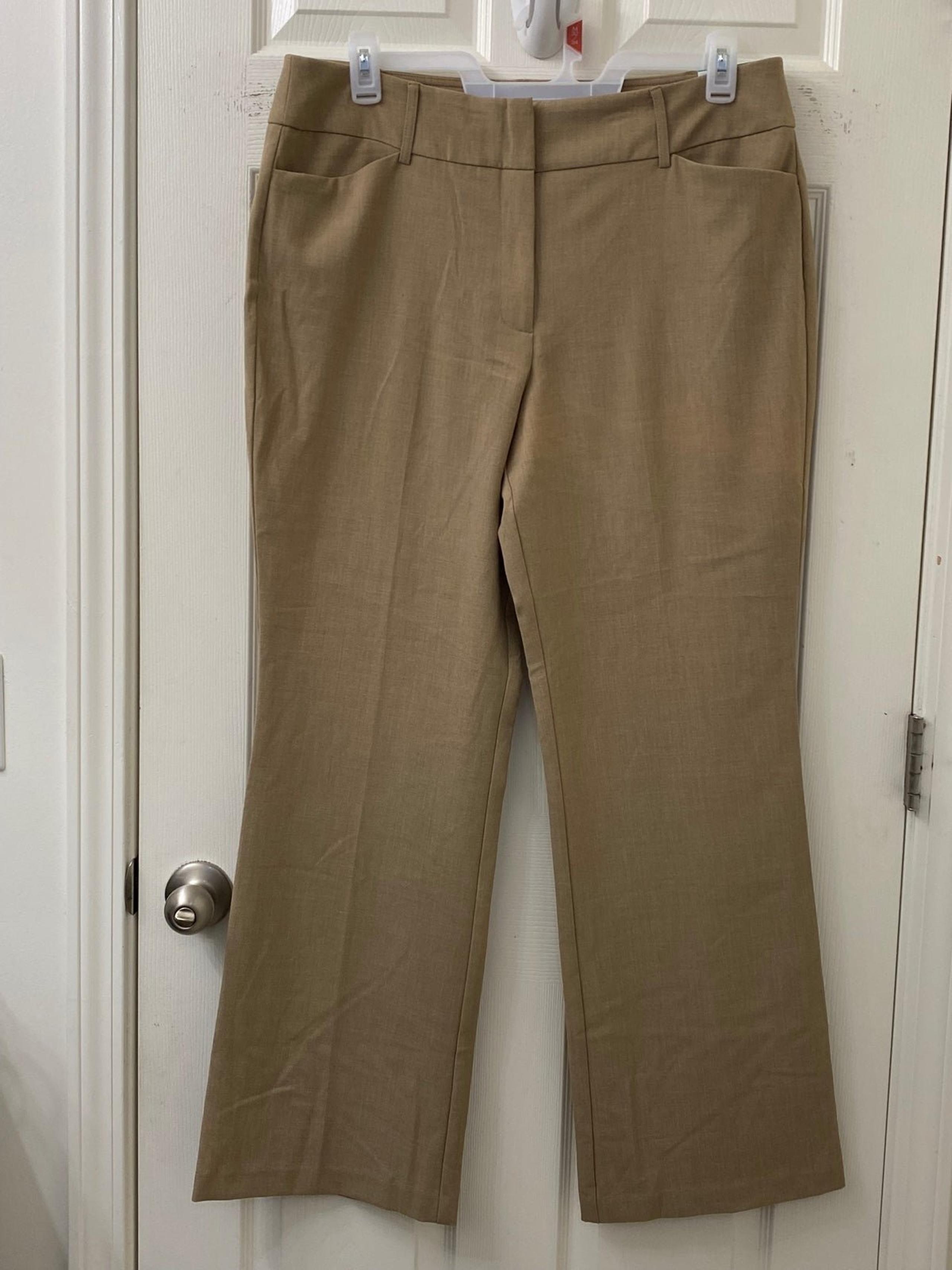 SIZE 16 TIME AND TRU WOMENS BOOTCUT STRETCH TROUSERS DRESS PANTS