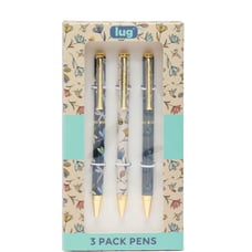 Lug Pens 3pk Scribble Critters New