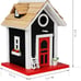 Hanging Colourful Birdhouse Garden Country Cottages Bird House New