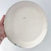 Vintage Blue Floral Studio Pottery Platter Signed Delia Serving Cottage Core