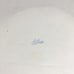 Vintage Blue Floral Studio Pottery Platter Signed Delia Serving Cottage Core