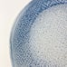 Vintage Blue Floral Studio Pottery Platter Signed Delia Serving Cottage Core