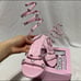 Aldo x Barbie Runway Pink Rhinestone Heels New Woman’s 5