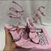Aldo x Barbie Runway Pink Rhinestone Heels New Woman’s 5