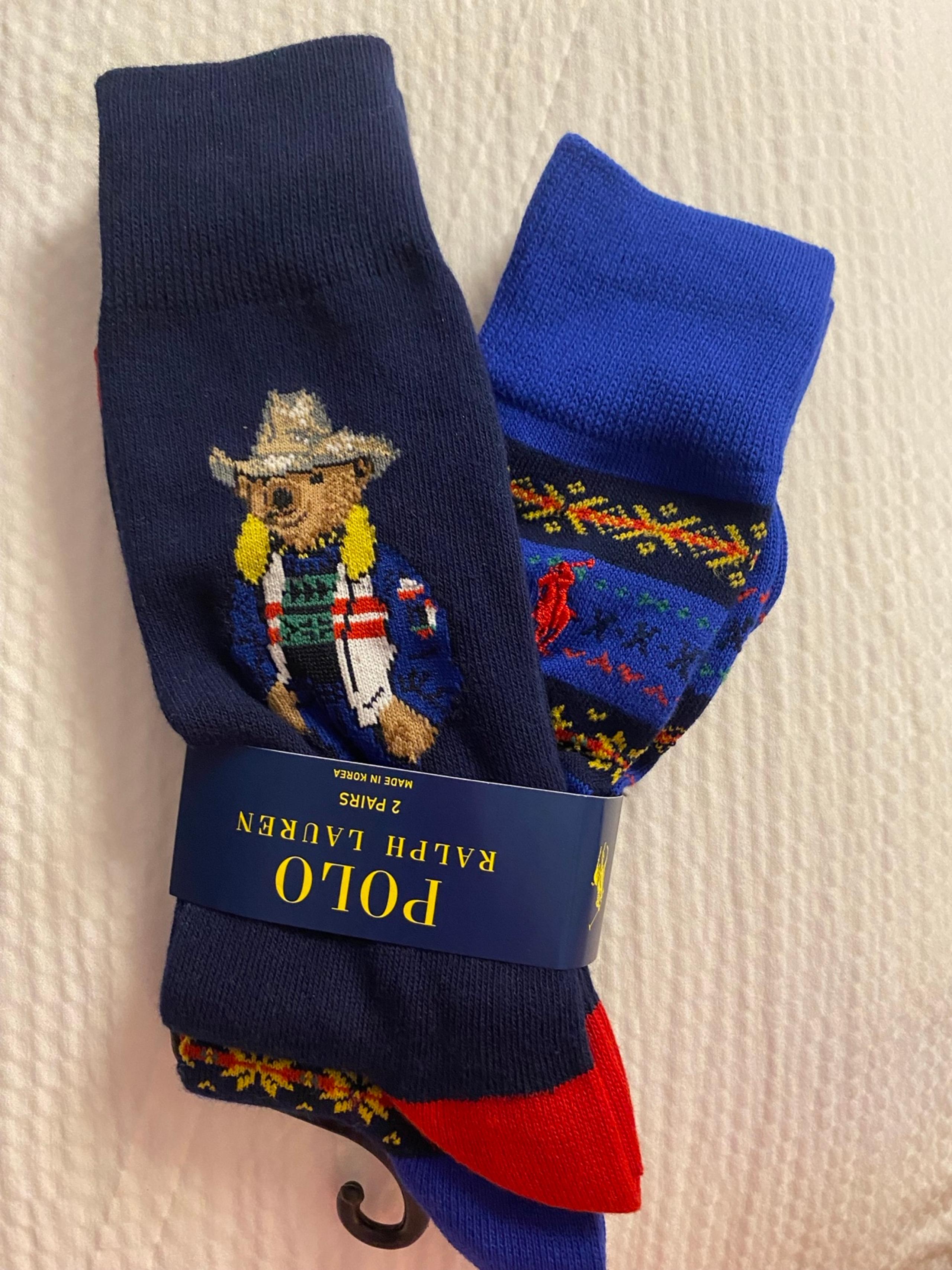 New men’s Ralph Lauren polo socks Bear