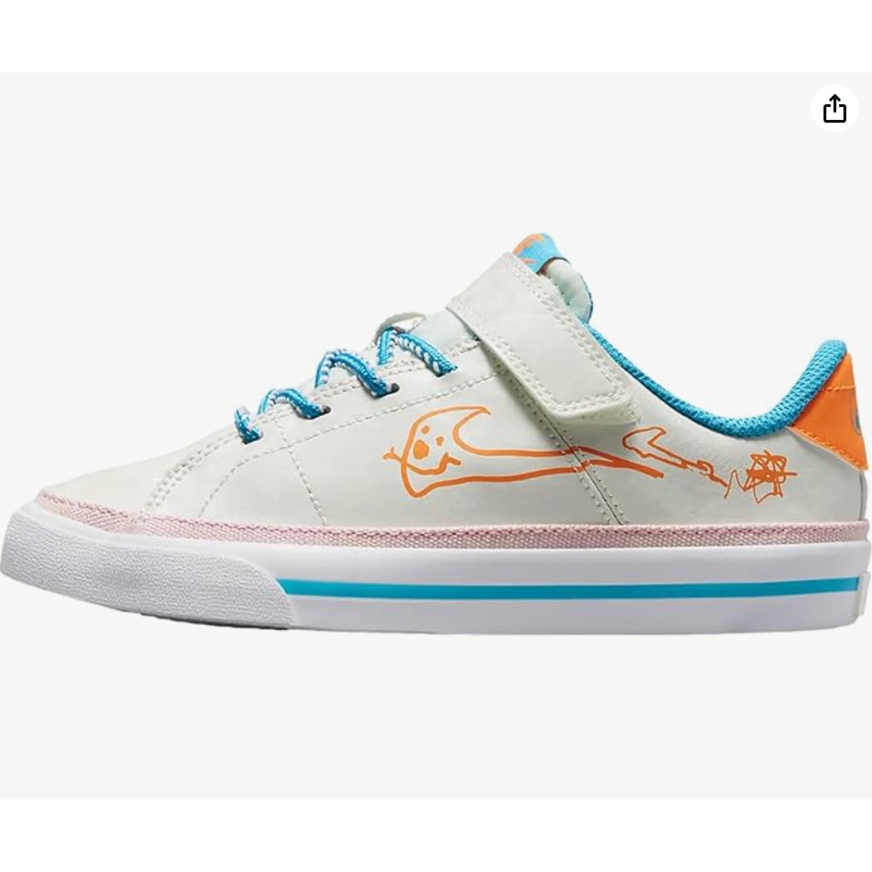 NEW NIKE Court Legacy 'Sail Blue Lightning' - 8C