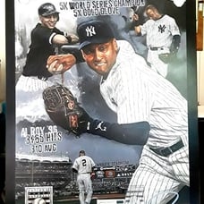 Derek Jeter Hall of Fame Induction Day Stamp Lithograph #301/1222-Artist Signed
