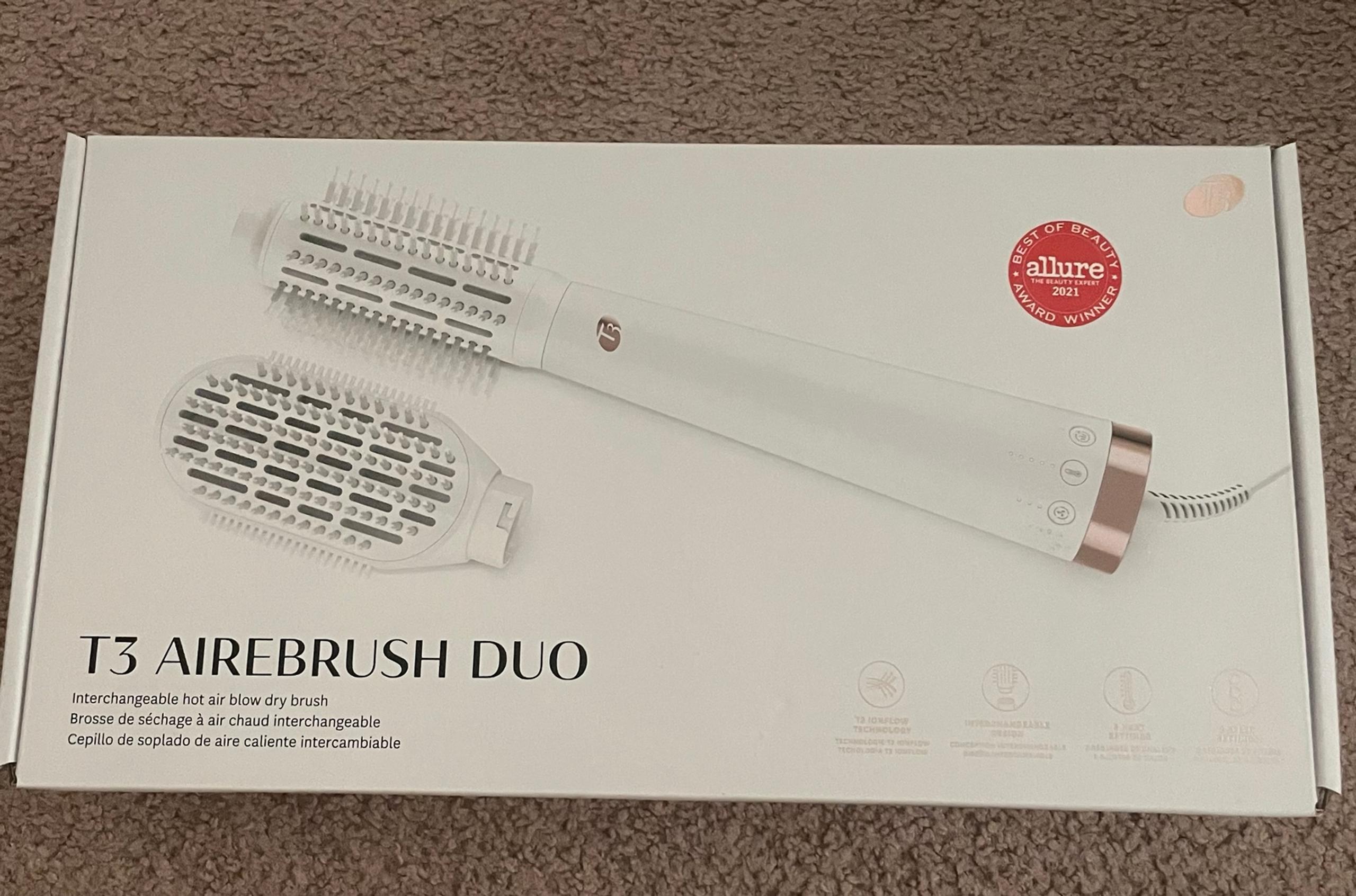 T3 AIREBRUSH DUO Interchangeable Hot Air Blow Dry Brush